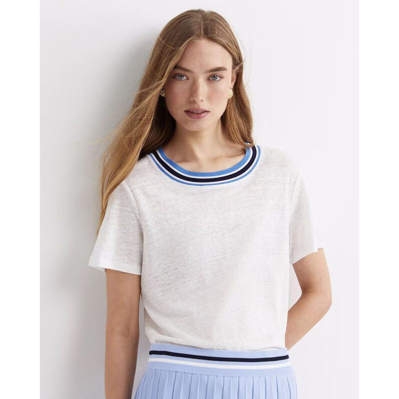 Sportscraft Tonia Rib Neck SS Tee image number 2